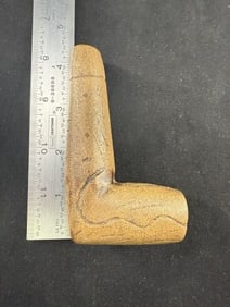 Stone Pipe Indian Artifact Arrowhead