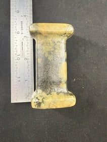 Unusual Bannerstone Indian Artifact Arrowhead