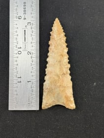 3" Dalton Indian Artifact Arrowhead