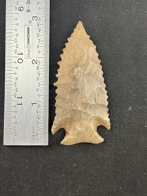 2 & 7/8" Pine Tree Indian Artifact Arrowhead