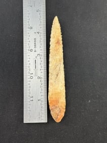 4 & 3/4" Drill Indian Artifact Arrowhead