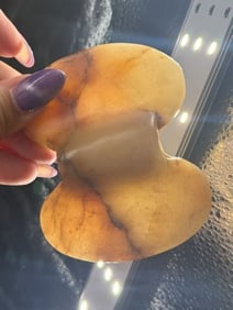 Quartz Bannerstone Indian Artifact Arrowhead