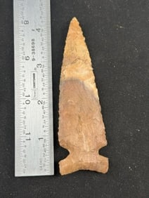 4 & 1/4" Graham Cave Indian Artifact Arrowhead