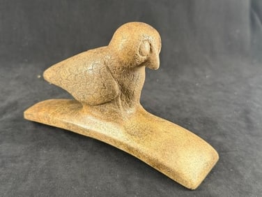 Owl Effigy Stone Pipe Indian Artifact Arrowhead