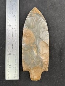 5 & 3/4" Adena Indian Artifact Arrowhead