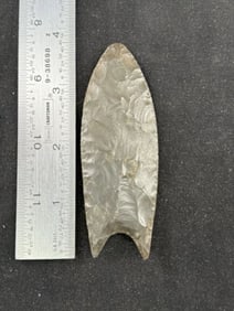 3 & 3/4" Clovis Indian Artifact Arrowhead