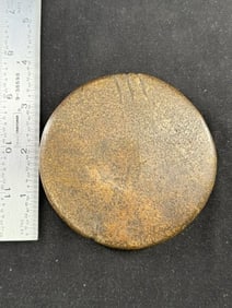 Engraved Paint Pallet Indian Artifact Arrowhead