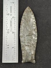 3 & 3/4" Cumberland Indian Artifact Arrowhead