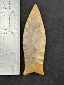 3 & 1/4" Cumberland Indian Artifact Arrowhead
