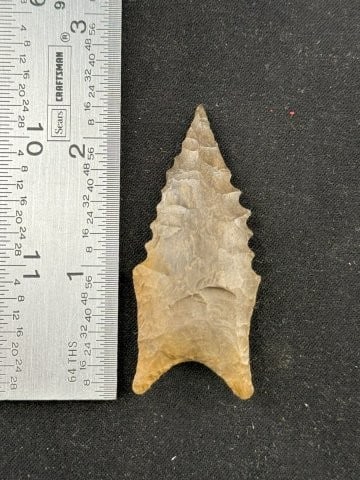 2 & 1/4" Dalton Indian Artifact Arrowhead (1 of 3)