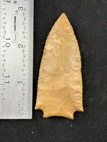 2 & 3/4" Kirk Indian Artifact Arrowhead