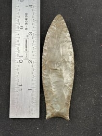 3 & 3/4" Cumberland Indian Artifact Arrowhead