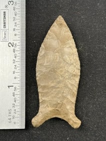 2 & 5/8" Beaver Lake Indian Artifact Arrowhead