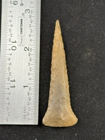 2 & 3/4" Drill Indian Artifact Arrowhead