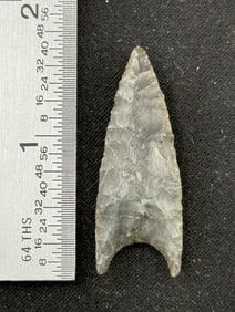 1 & 5/8" Wheeler Indian Artifact Arrowhead