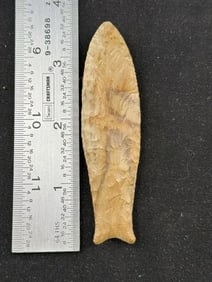3 & 1/2" Cumberland Indian Artifact Arrowhead