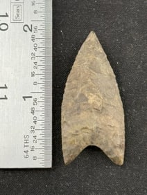 1 & 3/4" Wheeler Indian Artifact Arrowhead