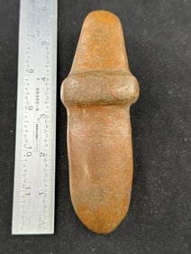 War Club Head Indian Artifact Arrowhead