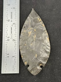 4" Turkeytail Indian Artifact Arrowhead