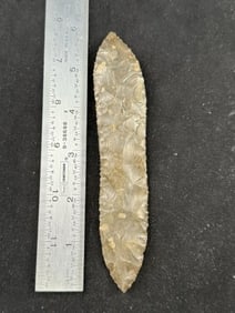 5 & 7/8" Bi-Pointed Blade Indian Artifact Arrowhead