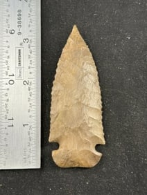 3 & 1/4" Dovetail Indian Artifact Arrowhead