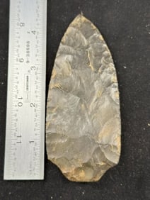 4 & 1/2" Adena Indian Artifact Arrowhead
