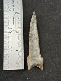 Dalton Indian Artifact Arrowhead