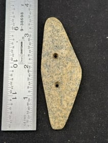 Gorget Indian Artifact Arrowhead