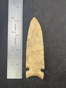 4 & 1/4" Graham Cave Indian Artifact Arrowhead