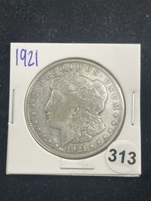 1921 Morgan Silver Dollar Coin