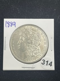 1889 Morgan Silver Dollar Coin