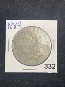 1884 Morgan Silver Dollar Coin