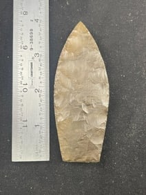 Agate Basin Indian Artifact Arrowhead