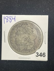 1884 Morgan Silver Dollar Coin