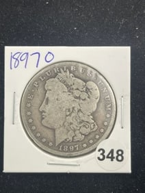 1897 O Morgan Silver Dollar Coin