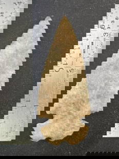 Dovetail Indian Artifact Arrowhead: KEY WORDS: INDIAN ARTIFACT ARTIFACTS ARROWHEAD ARROWHEADS NATIVE AMERICAN MISSISSIPPIAN QUAPAW CADDO POTTERY COINS MORGAN DOLLAR PEACE DOLLAR SILVER COINS Arkansas. Now taking in consignments for pre-