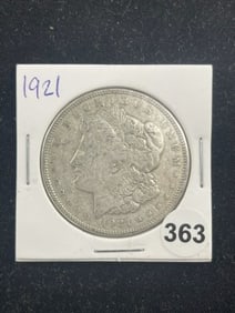 1921 Morgan Silver Dollar Coin
