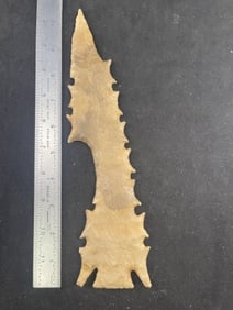 Tussinger Eccentric Indian Artifact Arrowhead