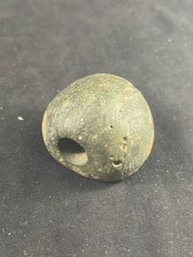 Miniature Bannerstone Indian Artifact Arrowhead