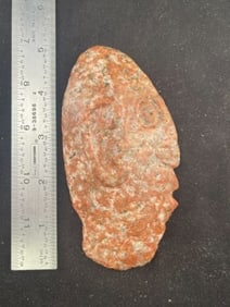 Stone Human Effigy Indian Artifact Arrowhead