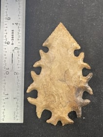 Tussinger Eccentric Indian Artifact Arrowhead