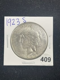 1923 S Peace Silver Dollar Coin
