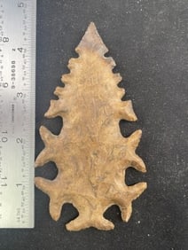 Tussinger Eccentric Indian Artifact Arrowhead