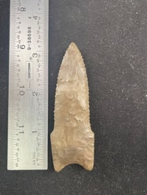 Dalton Indian Artifact Arrowhead