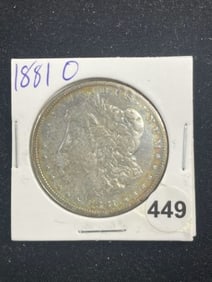 1881 O Morgan Silver Dollar Coin