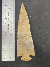 Dovetail Indian Artifact Arrowhead