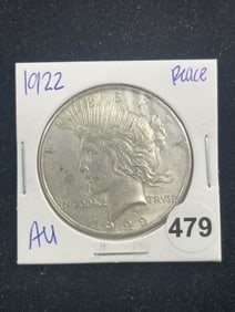 1922 Peace Silver Dollar Coin