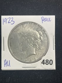 1923 Peace Silver Dollar Coin
