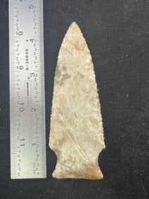 Side Notch Indian Artifact Arrowhead