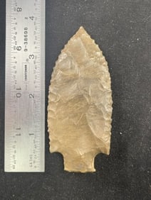 Adena Indian Artifact Arrowhead